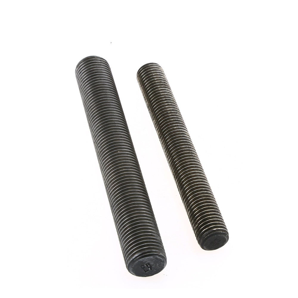 High strength M8 5/16 Class 5.8 ASTM A320 plain half threaded UNF square screw thread steel bar