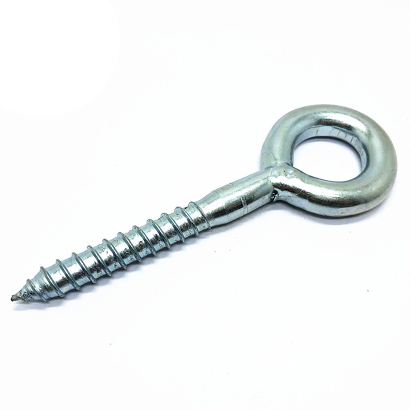 carbon steel wood thread self tapping screws Triangle nail Closed - end lifting ring eye hook screws