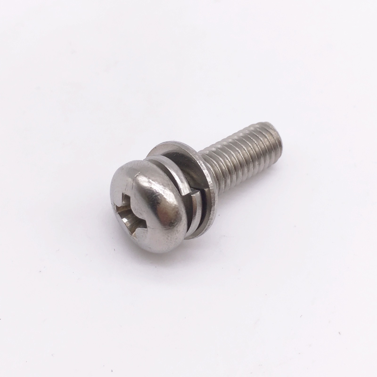 Head Sems Screws Sem T30 Phillips Pan Screw with Square Hex Bolt Assembly Spring Washer