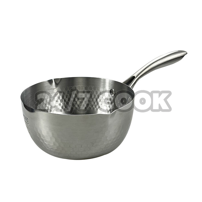 Wholesale Factory Direct High Quality Stainless Steel Milk Pan Metal Nonstick Sauce Pan