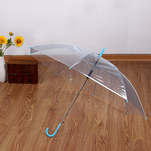 High Quality Cheap Rainproof Custom Transparent Logo Printing Disposable Umbrella