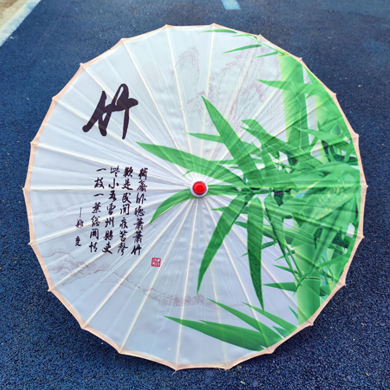 Umbrella With Wood Handle Japanese Traditional Oil Paper Umbrella Decorative Umbrella India