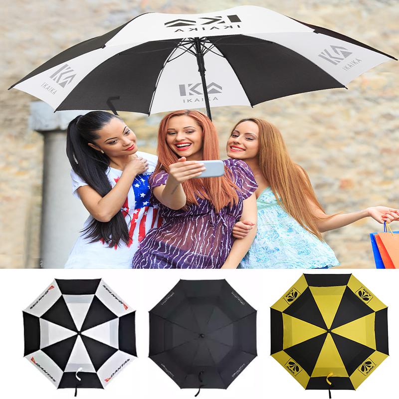 High Quality WindProof Pongee Rain Travel 3 Folding Auto Open Auto Close Big Folding Uv Umbrella Automatic Foldable