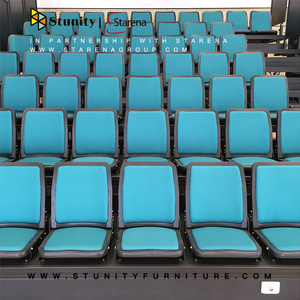 Stunity high school gym bleachers with stadium seats for indoor stadium, arena, school, college use