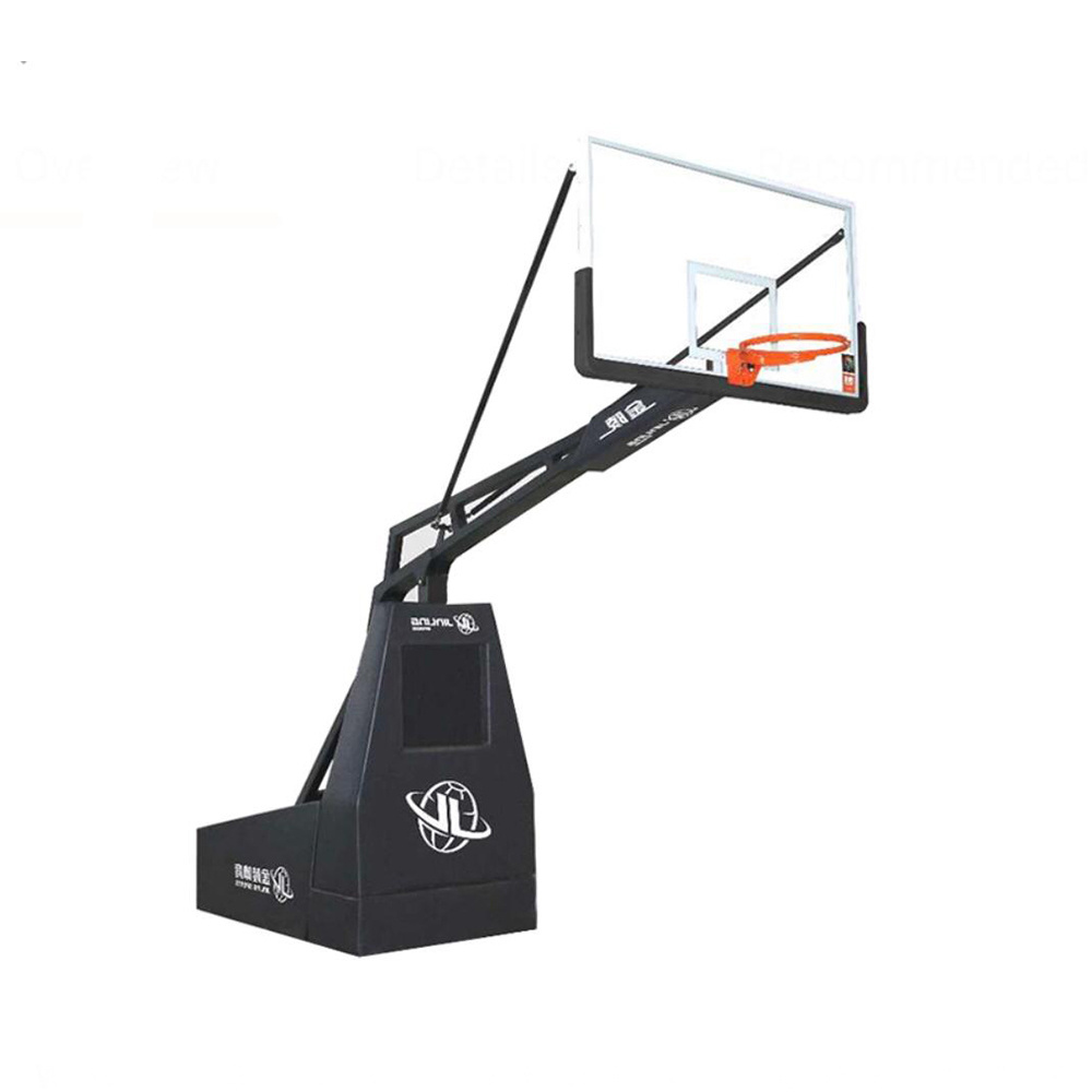 Stunity FIBA Approval Portable Fiberglass Basketball Hoop Stand