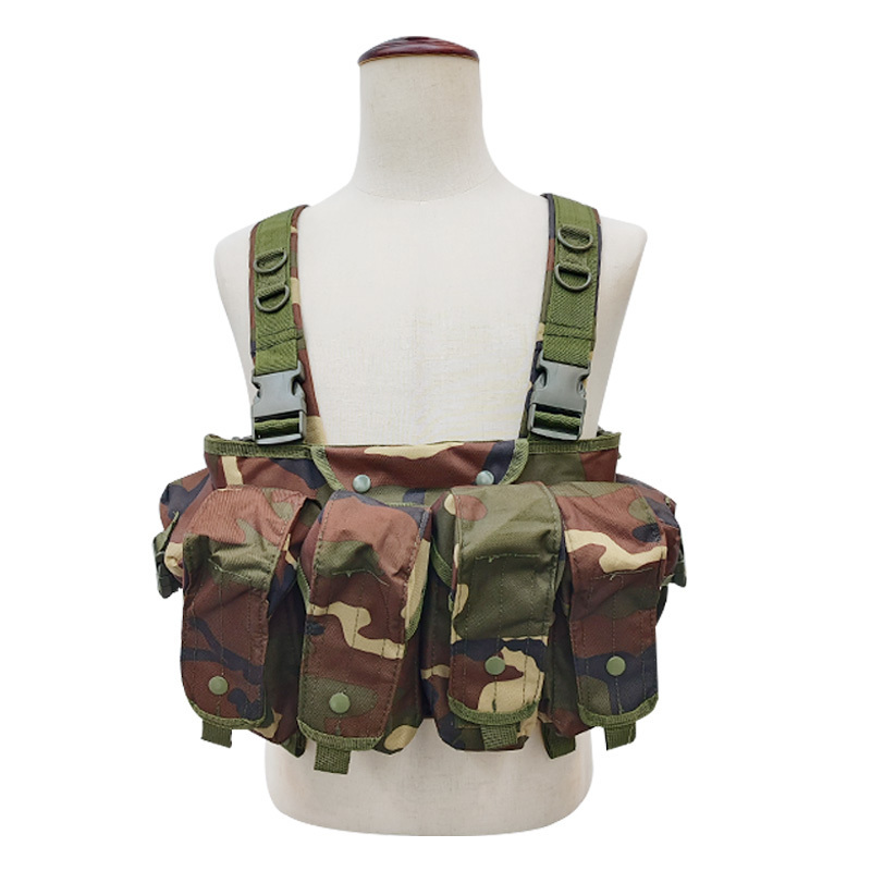 Sturdyarmor Multi-functional Outdoor Tactical Vest Fast Removal Convenient AK Belly Pocket Vest Field Camouflage Training Vest