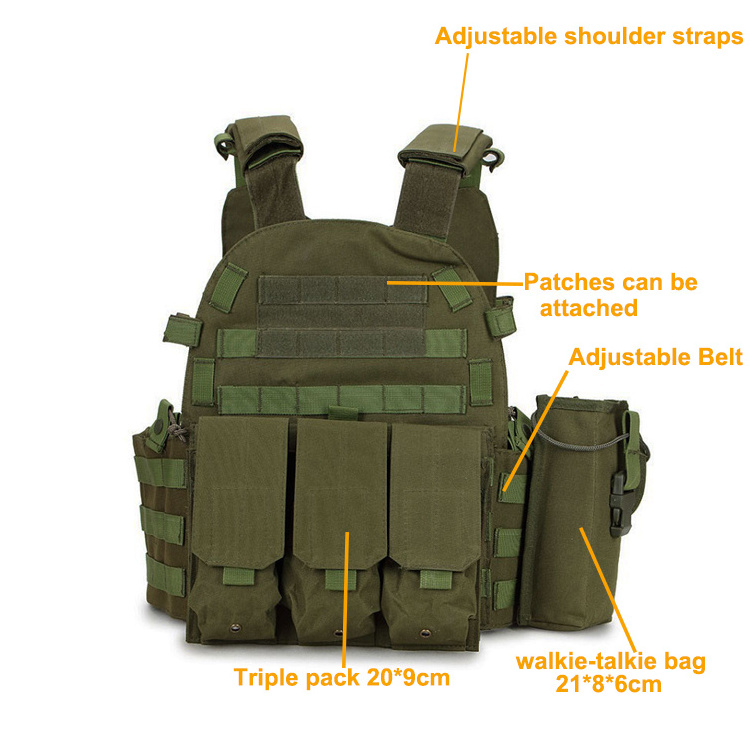 Sturdyarmor Chaleco Tactico Tactisch Multifunctional Tactical Gear Equipment Supplies Black Security 6094 Tactical Vest for Sale