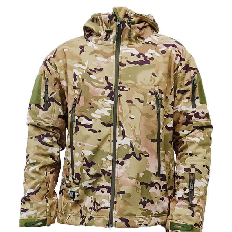 Sturdyarmor Outdoor Waterproof Camouflaged Uniform Sport Winter Camouflage Hunting Clothes Tactical Jacket For Men