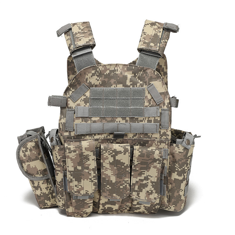 Sturdyarmor Molle Ceramic Plate Carrier Safe Life Camo Quick Release Tactical Vest