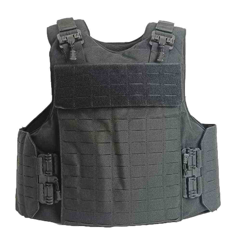 Sturdyarmor 1000D Quick Release Black Combat Gear Weighted Body Security Plate Carrier Tactical Vest