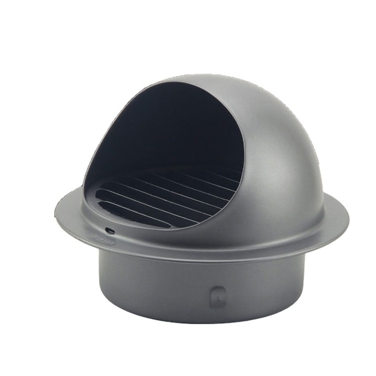 Stainless Steel round air vent cover Exhaust Louver Vents Ventilation Bull Nosed External wall air vent grille cover outlet