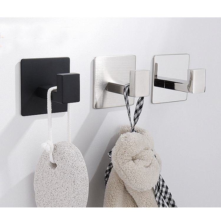 Single robe hook coat and hat hook towel hook stainless steel clothes hanger