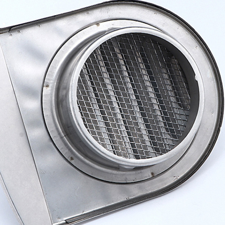 Anti-rodent insect stainless steel U-shaped high temperature wall kitchen vent exhaust hood cap cover air vent