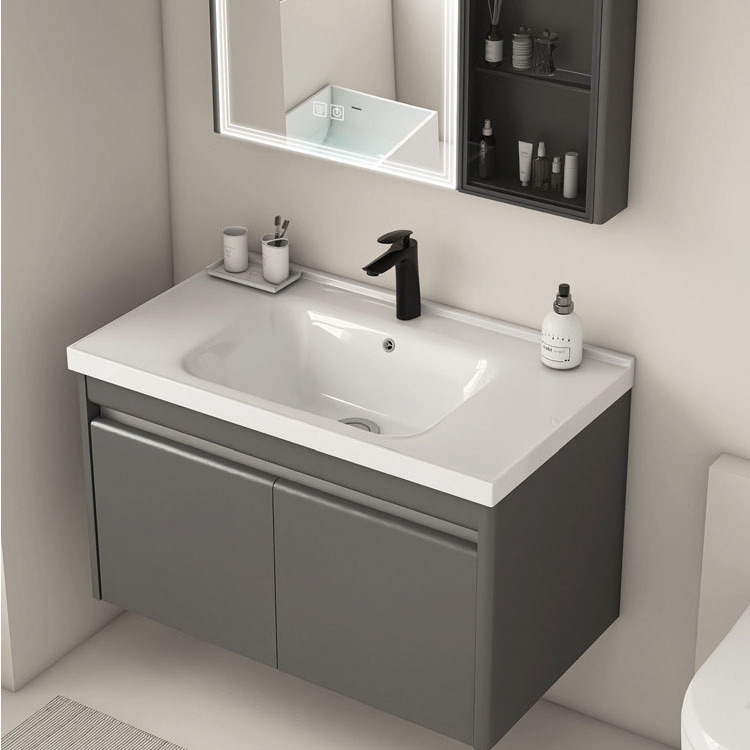 Bathroom cabinet vanity with mirror and basin stainless steel Bathroom wall cabinet bathroom vanity with mirror