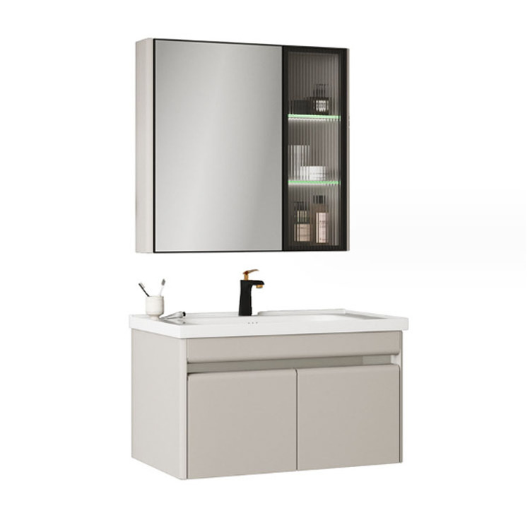 Bathroom cabinet vanity with mirror and basin stainless steel Bathroom wall cabinet bathroom vanity with mirror