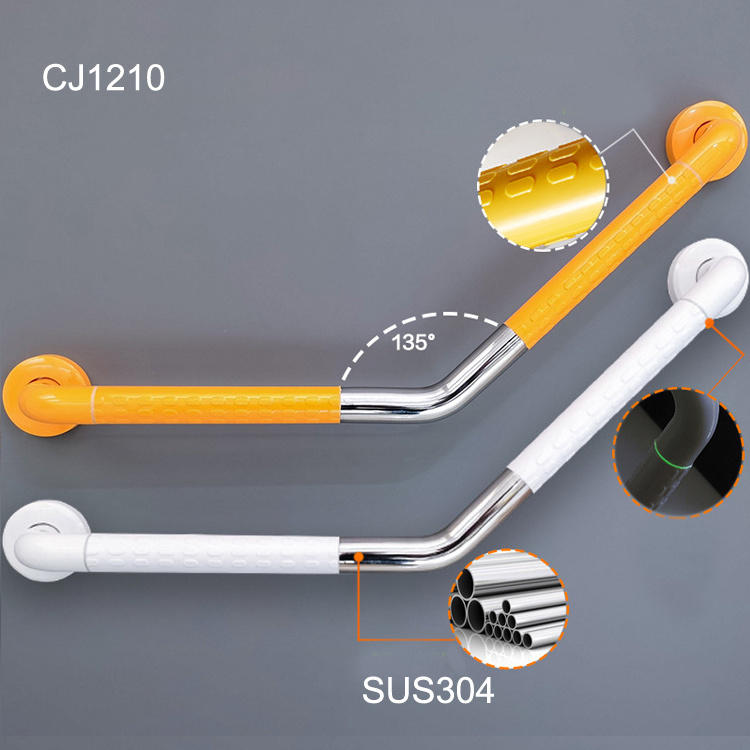 Hot selling anti-rust polished grab rails for bathroom stainless steel handrail disabled toilet grab rail grab bar