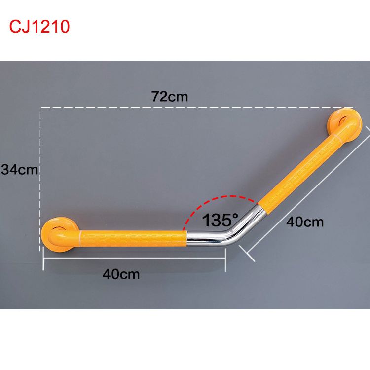 Hot selling anti-rust polished grab rails for bathroom stainless steel handrail disabled toilet grab rail grab bar