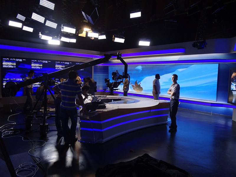 TV Station equipments,Broadcasting studio construction service, customized studio construction service.