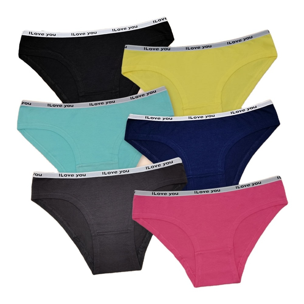 Cotton Panty 3pcs/lot Solid Women's Panties Comfort Underwear Skin-friendly Briefs Low-rise Panty Intimates for Women Sexy Woven