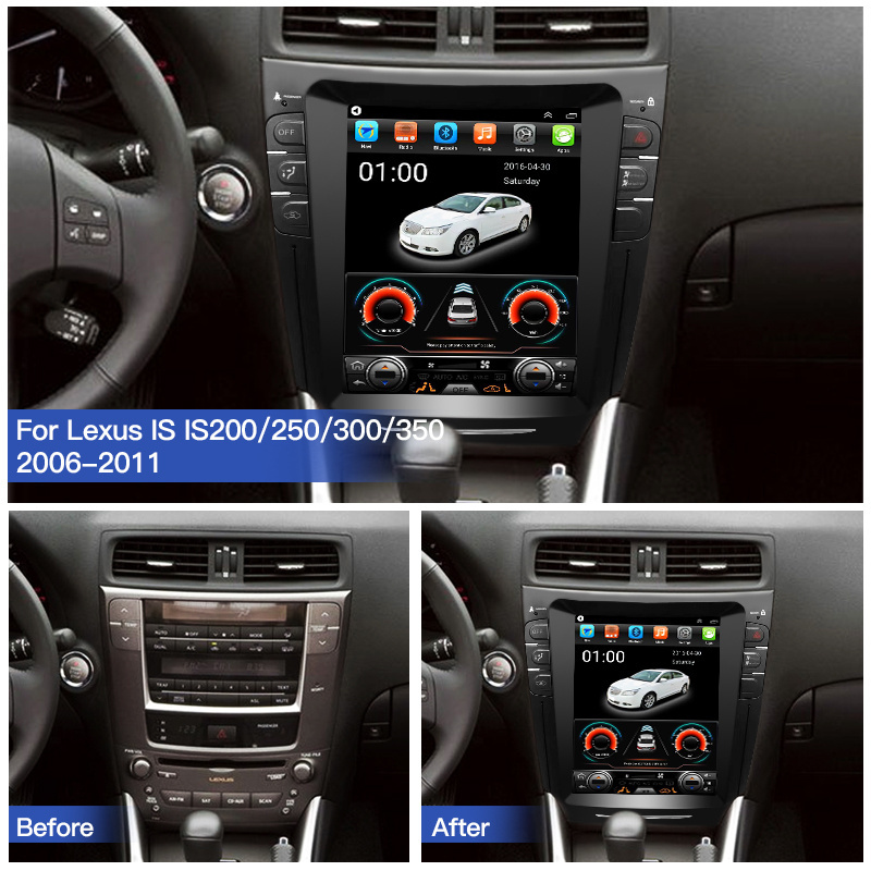 For Lexus IS IS200 IS250 IS300 IS350 2006-2011 Android13 Car Radio DVD Player Auto GPS Navigation 4G Stereo DSP Multimedia Video