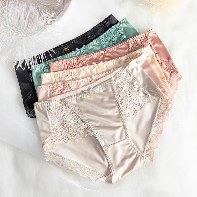 weisiyu high-end beautiful hot sexy womens underwear solid color lace colourful cotton wholesale custom ladies panties