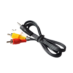 1M 1.5M  3.5mm Jack Plug Male to 3 RCA Adapter 3.5 to RCA Male Audio Video AV Cable Wire Cord