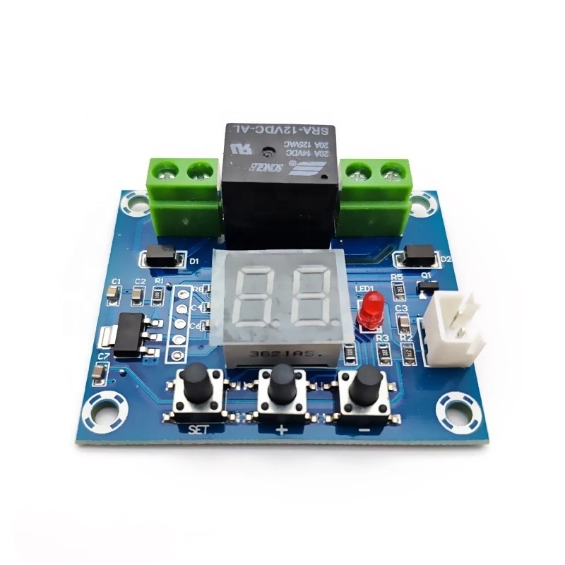 12V Soil Humidity Sensor Controller Irrigation System Automatic Watering Module Digital Display Humidity Controller XH-M214