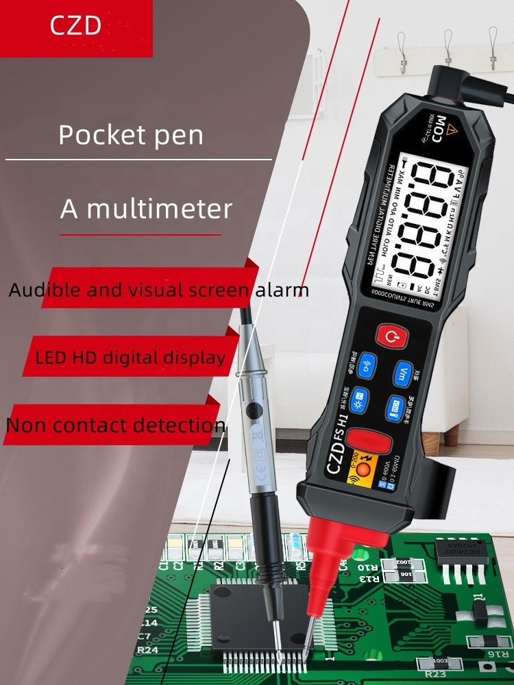 Portable Non-contact smart pen multimeter side-mounted multimeter Digital display type precision measurement smart multimeter