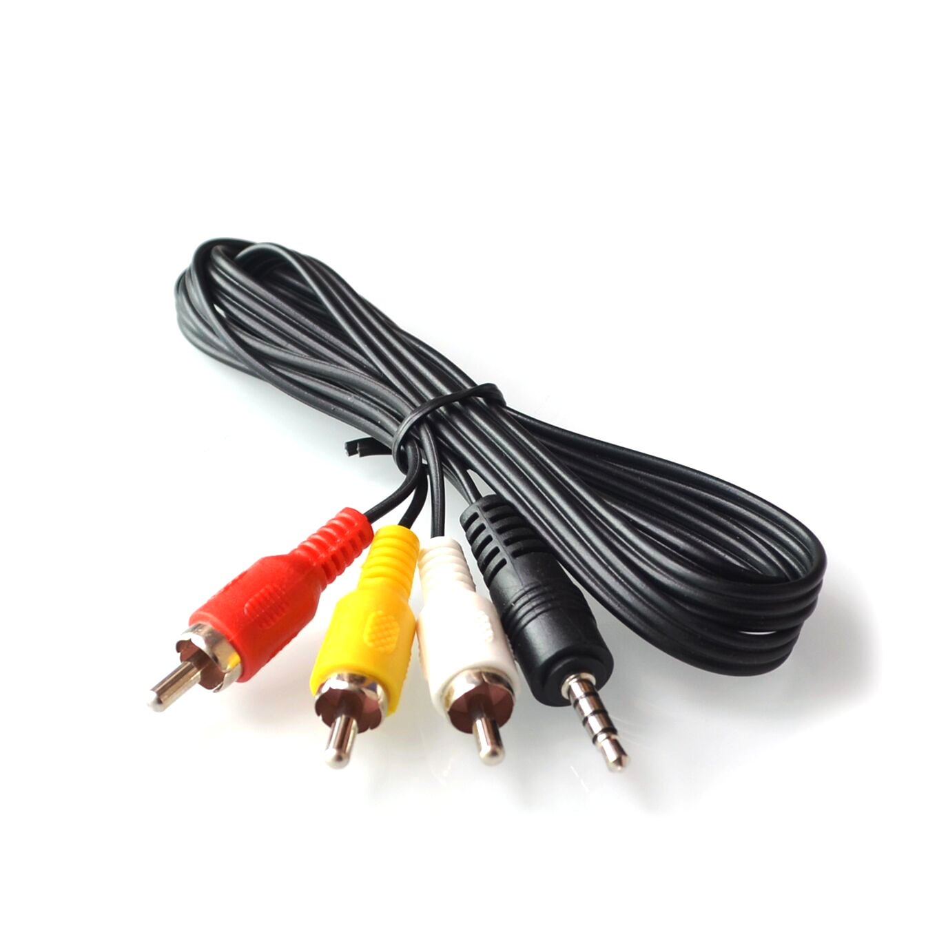 1M 1.5M  3.5mm Jack Plug Male to 3 RCA Adapter 3.5 to RCA Male Audio Video AV Cable Wire Cord