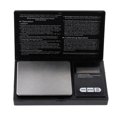 Stainless high precision Digital kitchen Scale Jewelry Gold Balance Weight Gram LCD Pocket weighting Electronic Scales