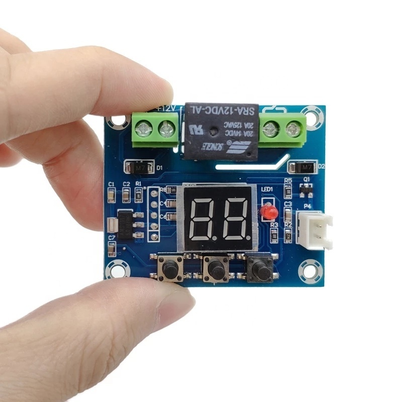 12V Soil Humidity Sensor Controller Irrigation System Automatic Watering Module Digital Display Humidity Controller XH-M214