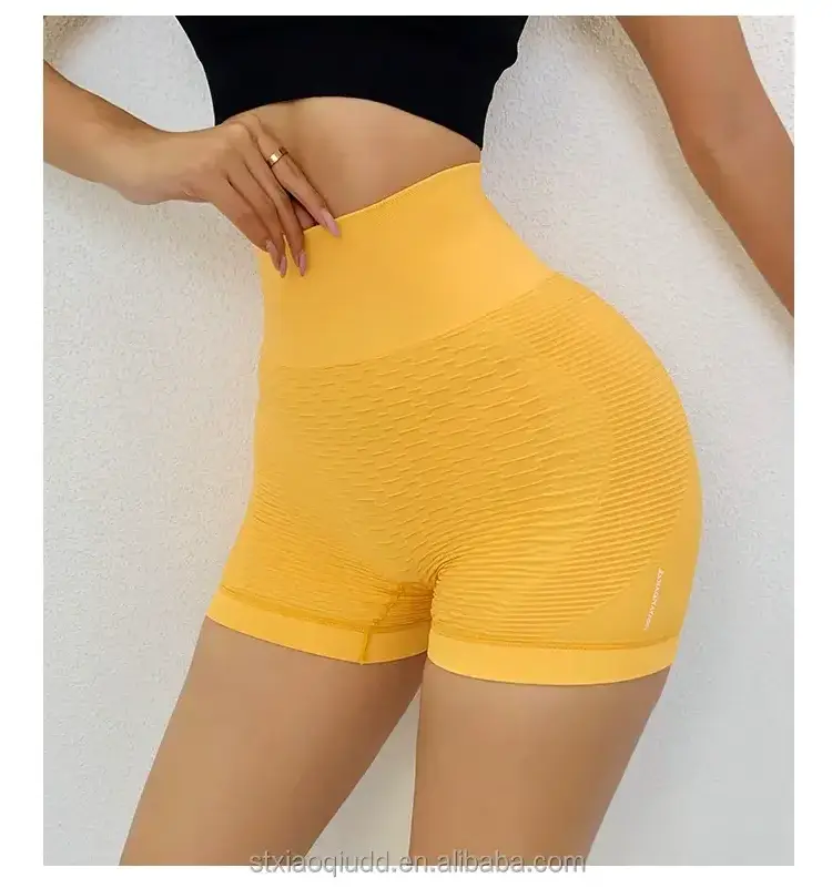 high waist hot Three-point pants abdomen peach sweatpants fitness quick-drying sports leggings women seamless Yoga shorts pants