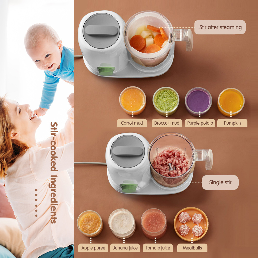 factory custom multi-function babycook food Thermo Mixer Processor Electric Baby food processor blender