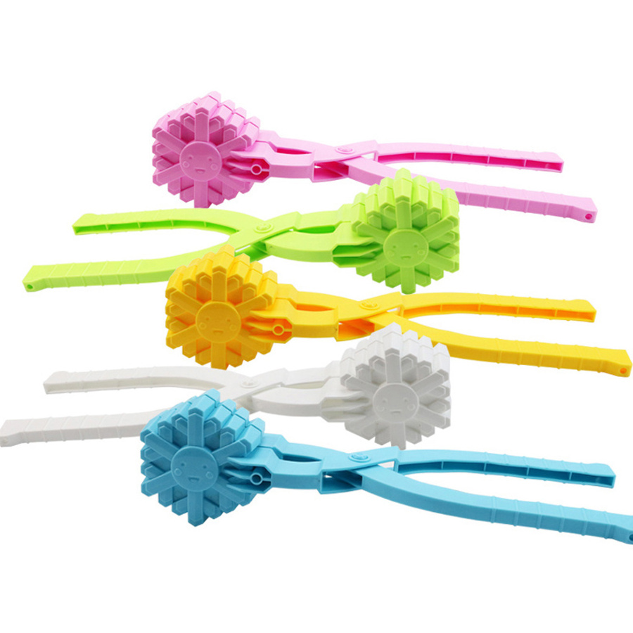 Large medium size small size snowflake snowball clip winter outdoor toysSnowball maker tool for  boys and girls can play set