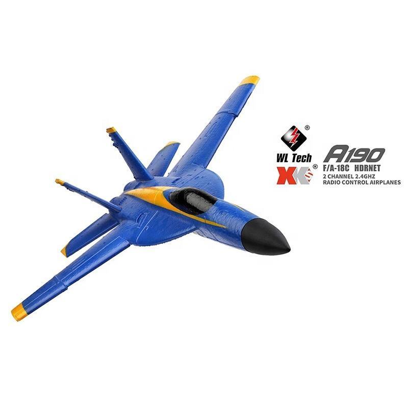 Wltoys XK A190 F-18 RC Airplane 2.4GHZ Radio Control Airplane Drone Remote Control Aircraft Glider Plane Foam Boys Toys