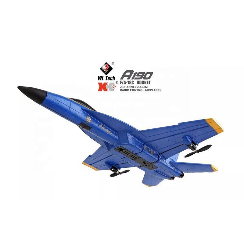 Wltoys XK A190 F-18 RC Airplane 2.4GHZ Radio Control Airplane Drone Remote Control Aircraft Glider Plane Foam Boys Toys