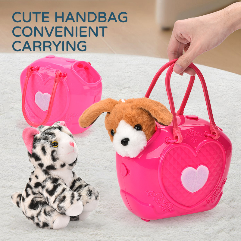 2024 NEW Medical Topics Cartoon Dog Handbag Stuffed Animal Toys Plush Pet House