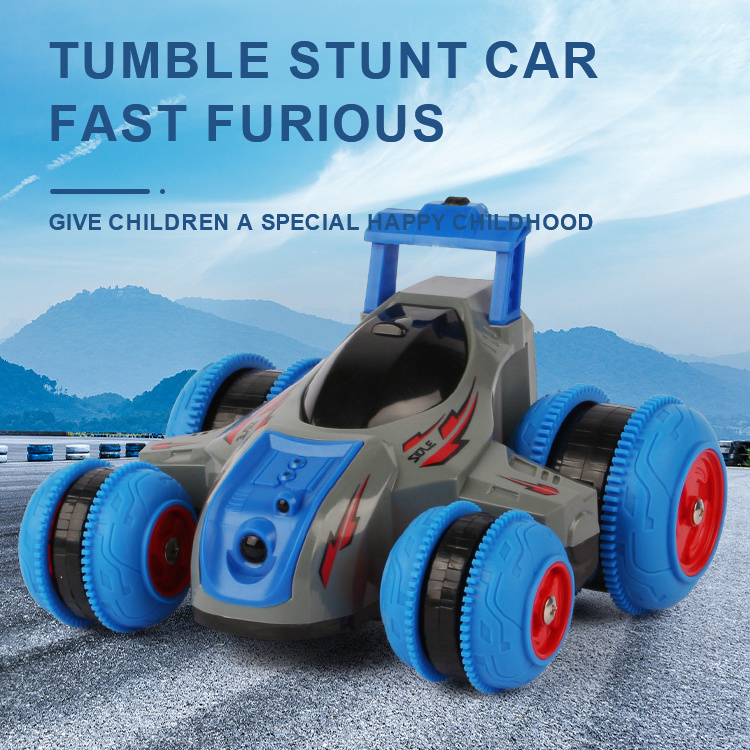 Special Gifts For Kids 24G 1:12 Fast Furious RC Car Tumble Stunt Car