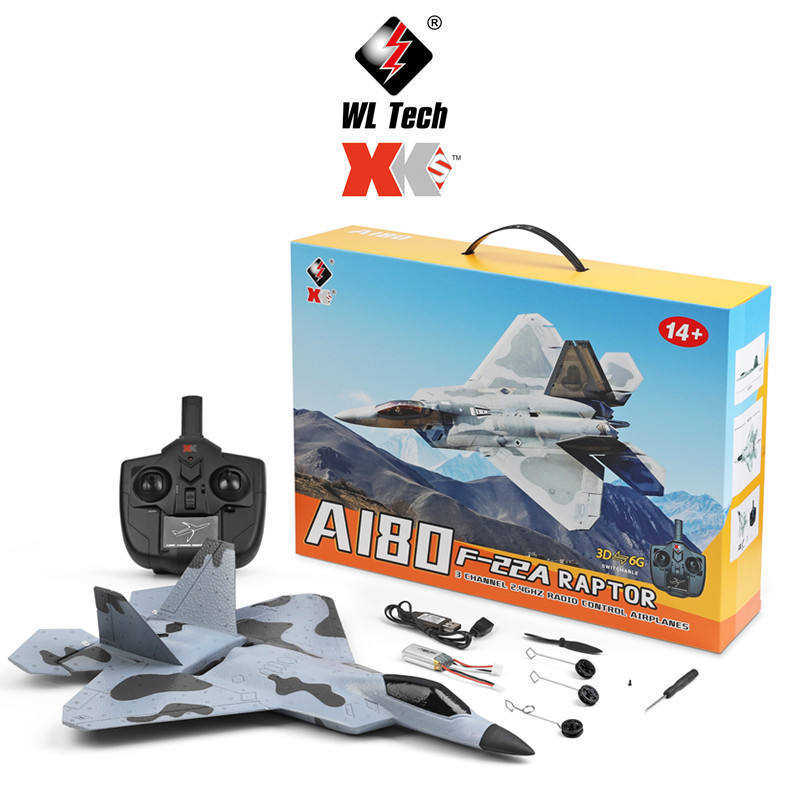 Wltoys XK A180 RC Plane Remote Radio Control Model Aircraft 3CH 3D/6G Airplane EPP Drone Wingspan Toys for Children