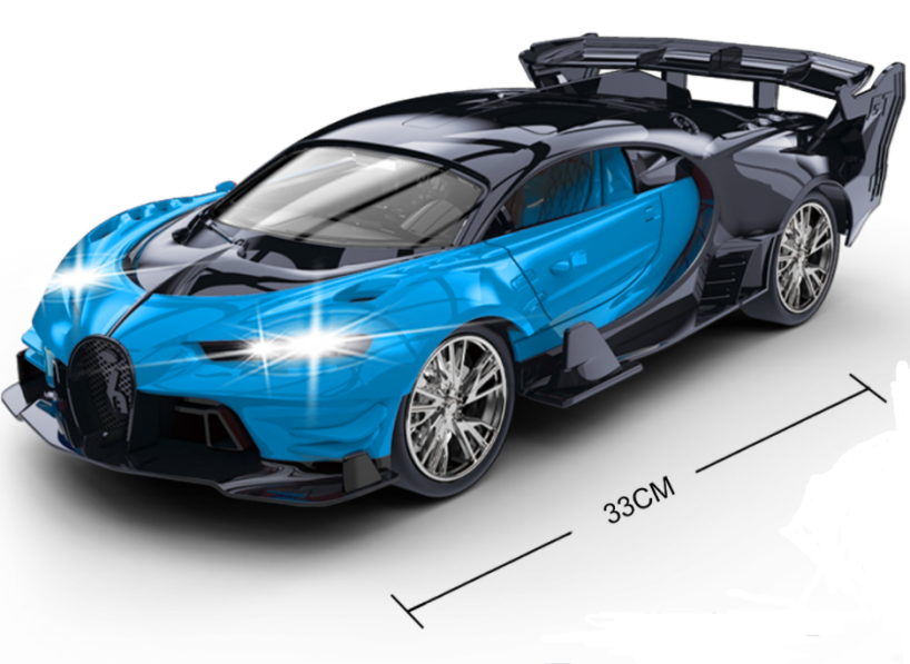 Remote Control Toy Car Bugatti 1:12 FOUR-WAY RC Car WITH LIGHT Electric Racing Toy Model Vehicle Boys Kids Gift