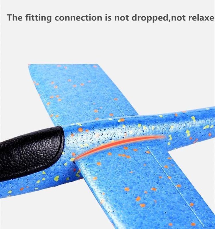 Hotselling 48cm Airplane Toys Kids EPP Hang Glider 3D Hand Throwing Air Flying Toy Model Foam Plane