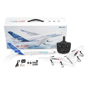 Airbus A380 Boeing 747 RC Airplane Remote Control Toys 2.4G Fixed Wing Plane Gyro Outdoor Aircraft Model with Motor Kids Gift