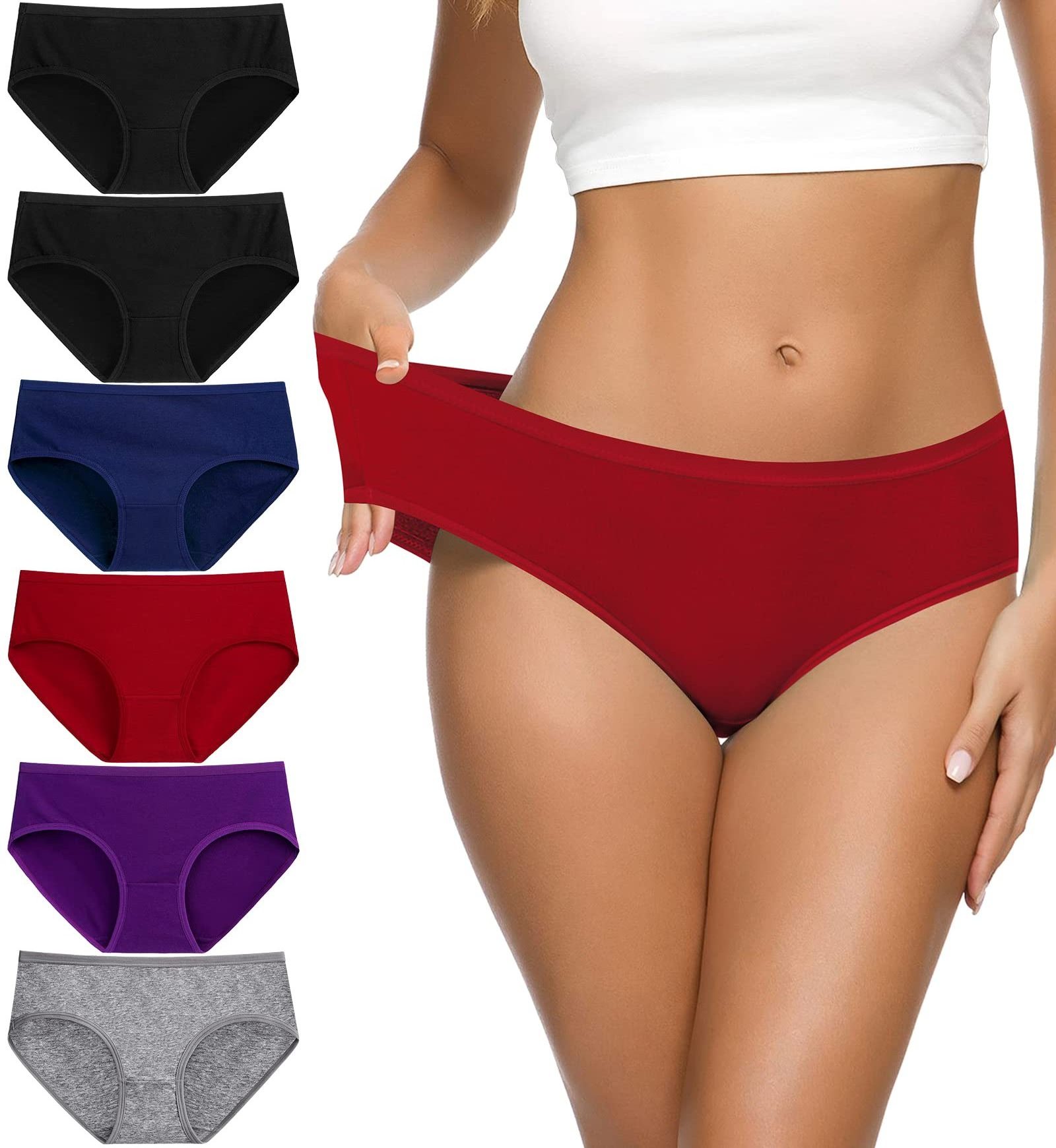 Hot Sexy Plus Size Low Waist sports fitting cotton Underwear Briefs Women Sexy Panties for Ladies