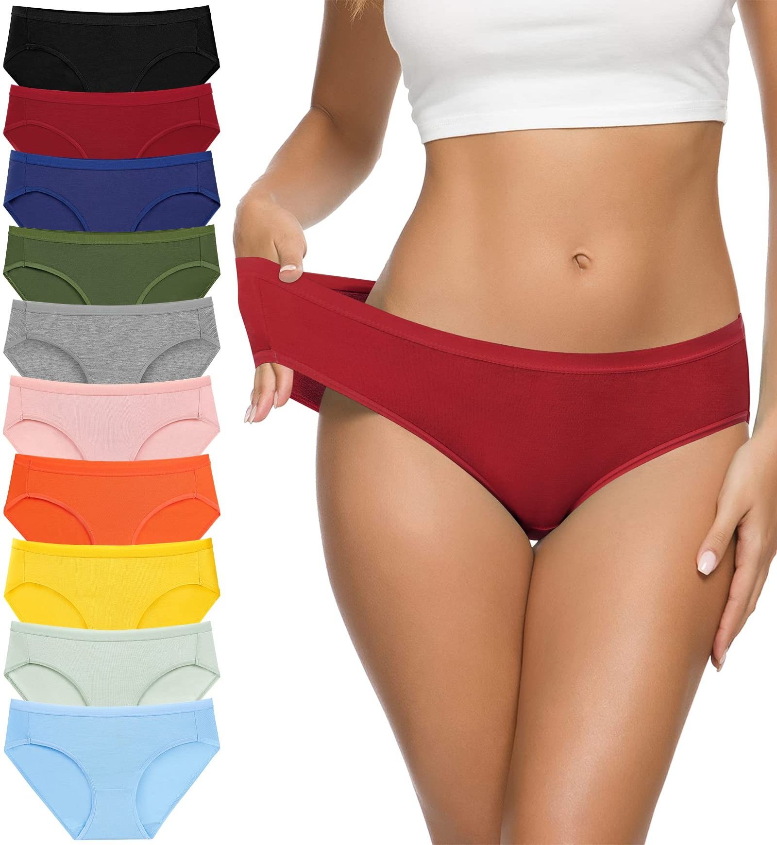 Hot Sexy Plus Size Low Waist sports fitting cotton Underwear Briefs Women Sexy Panties for Ladies