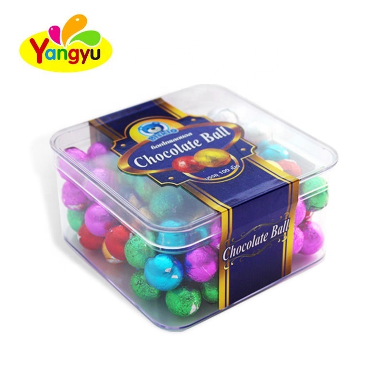 Colorful PackingChocolate Gift Box  Delicious Round Small Chocolate Candy