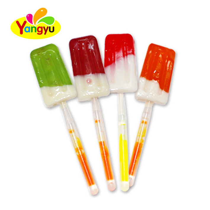 Fluorescent Glow Stick Ice Cream Hard Candy Fruit Flavor Stick Lollipop