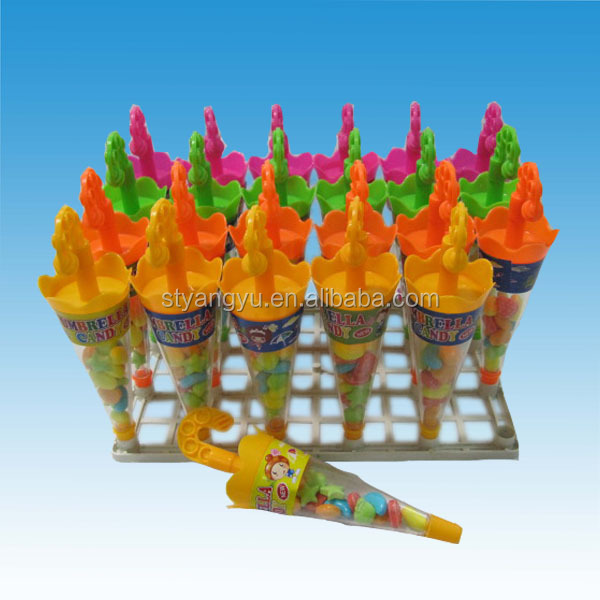 Toy Candy Container For Umbrella With Candy