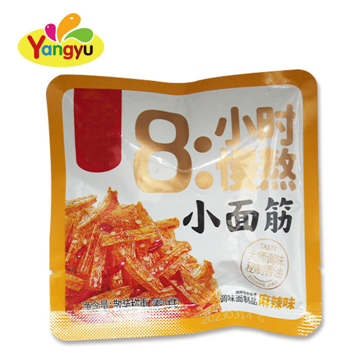 Wholesale custom spicy food latiao casual snacks bulk spicy strip small gluten