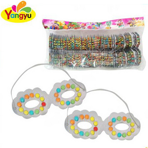 New glasses toys with colorful milk tablet candy of China supplier