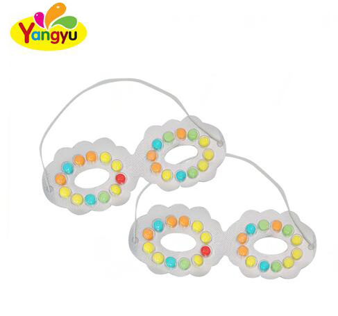 New glasses toys with colorful milk tablet candy of China supplier